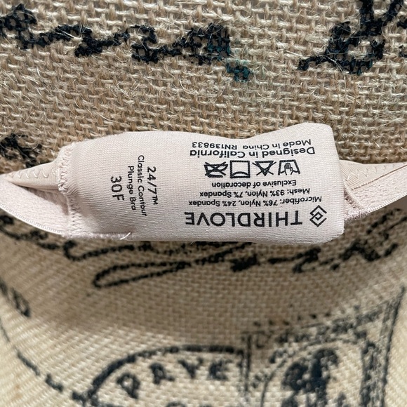 ThirdLove Tan Bra with Molded Cups and Adjustable Straps - Picture 6 of 7